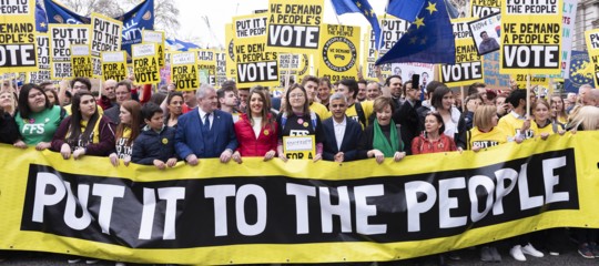 brexit manifestazione londra