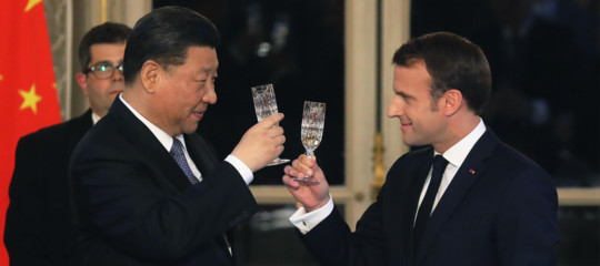 cina francia macron xi