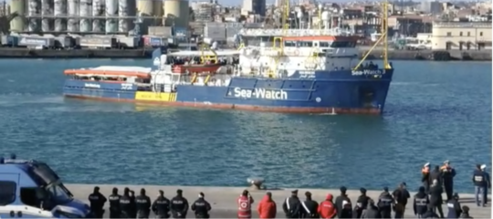 Sea Watch sequestro persona
