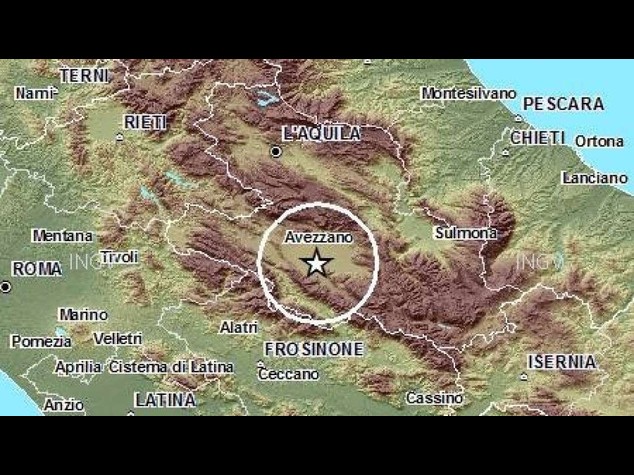 Terremoto: paura per una scossa di 4,1 in Abruzzo. Nessun danno