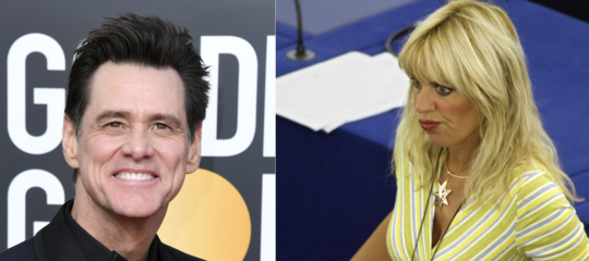 jim carrey alessandra mussolini