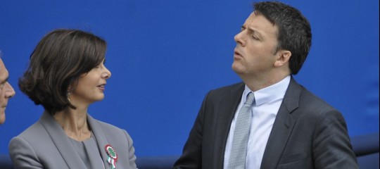 social renzi boldrini salvini