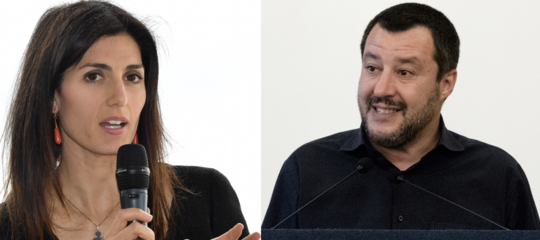 lega m5s salvini raggi