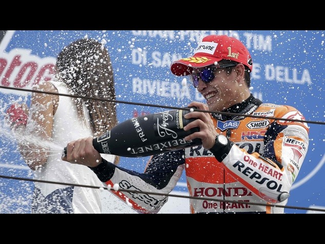 Moto Gp: Marquez vince a San Marino, Valentino Rossi quinto