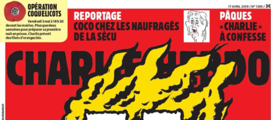 notre dame charlie hebdo copertina