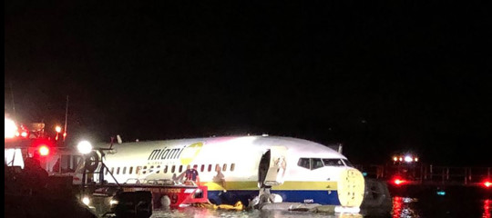 boeing 737 fuori pista