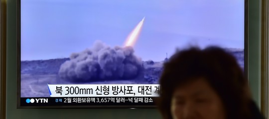 corea lancia razzi corto raggio