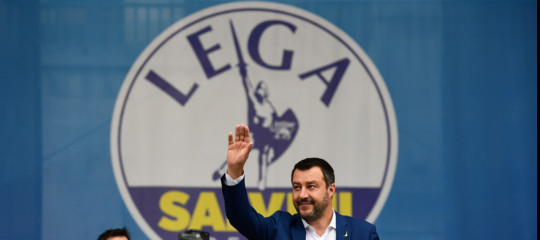 salvini europee manifestazione milano