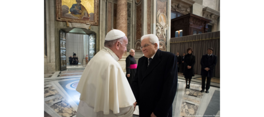 papa francesco sergio mattarella