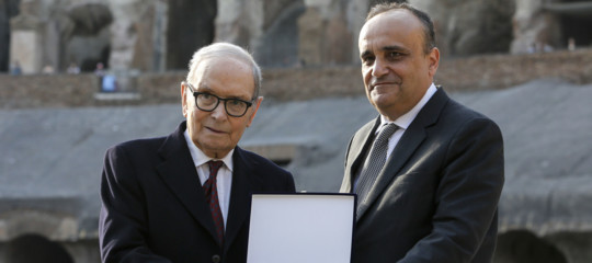 morricone annuncio musica film