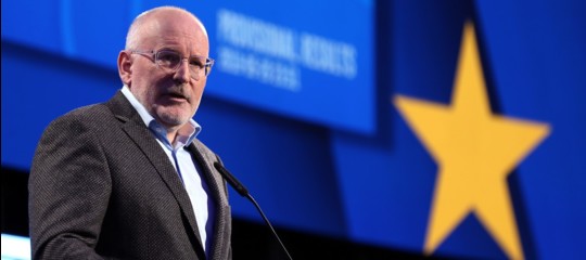 timmermans commissione europea candidati