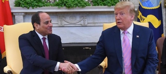 al sisi trump libia