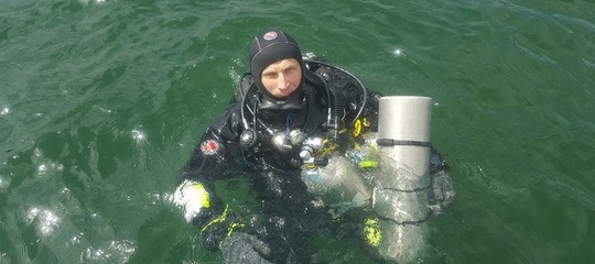 sub muore record immersione garda