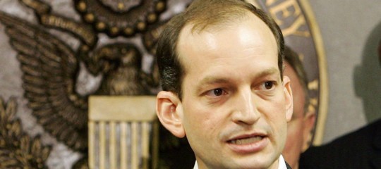 usa acosta si dimette epstein