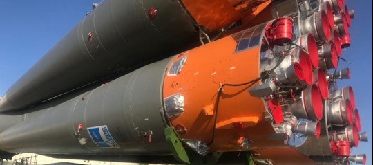 soyuz rampa di lancio luca parmitano