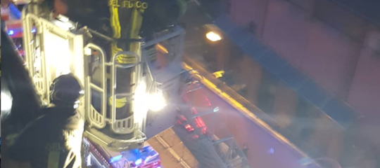 incendio tg la7 mentana
