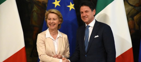 incontro conte von der leyen