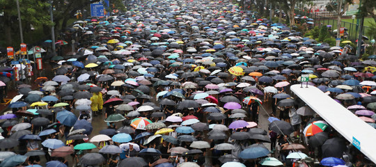 Hong Kong protesta Victoria Park