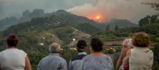 Spagna incendio Gran Canaria