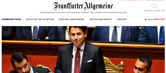 crisi governo stampa tedesca