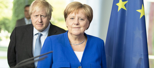 brexit johnson merkel no deal
