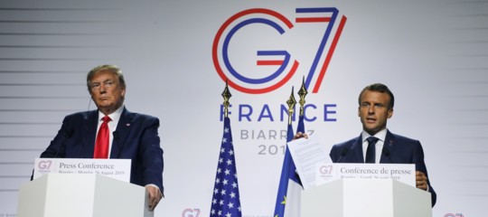 G7 biarritz trump macron iran