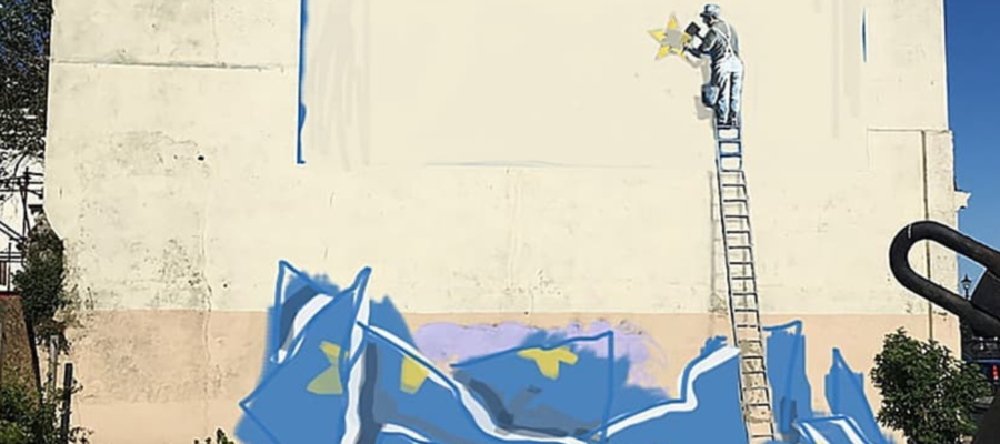 Banksy Ha Rifatto Aggiornandola L Opera Dedicata Alla Brexit