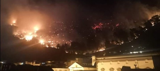 sarno incendio evacuazione