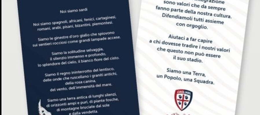 Poesie Di Natale In Sardo.Il Cagliari Vince Il Razzismo Con Una Poesia Di Grazia Deledda
