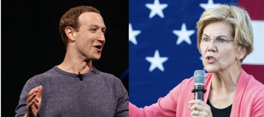 facebook zuckerberg warren