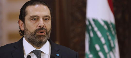 libano hariri dimissioni