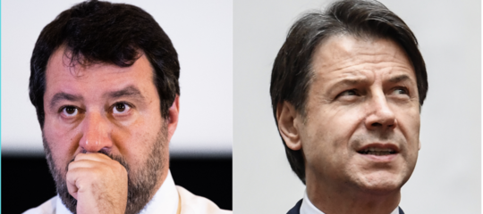scontro mes salvini conte