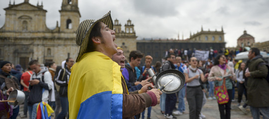 Colombia proteste coprifuoco Bogota'