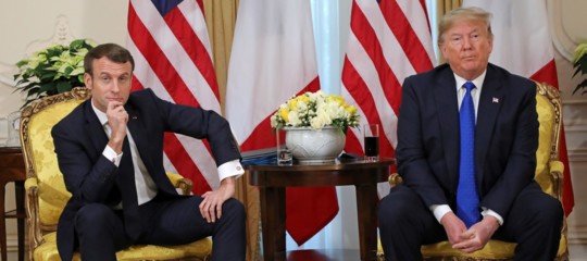 vertice nato trump macron erdogan