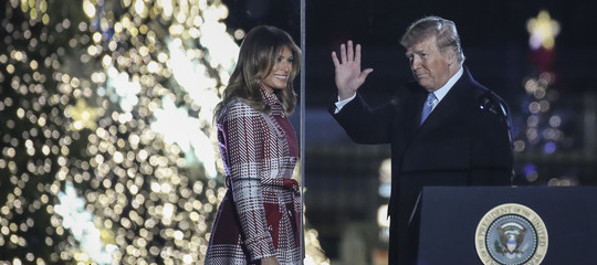 Trump 97esimo albero di Natale nazionale