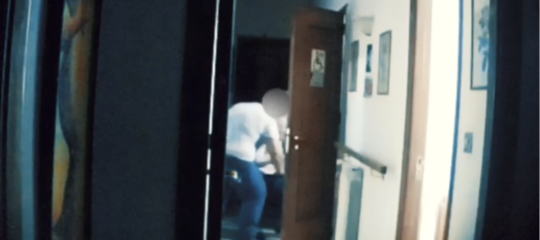 anziano maltrattato picchiato video palermo