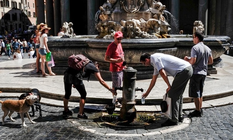 record caldo clima temperature
