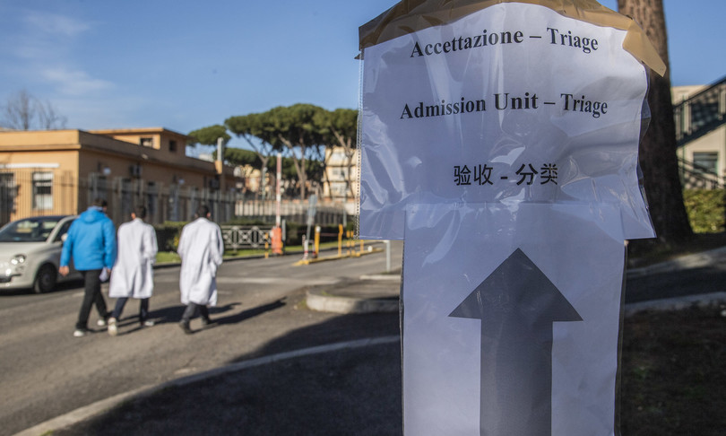 Coronavirus caso sospetto Cecchignola spallanzani