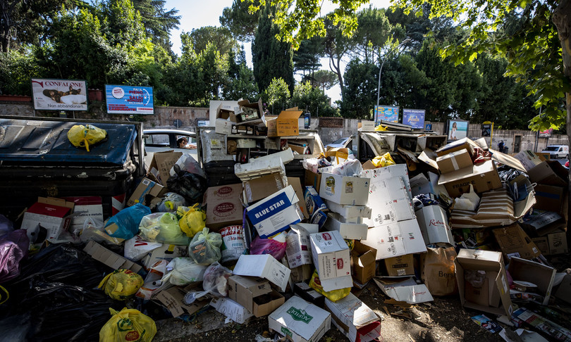 rifiuti roma discarica monte carnevale