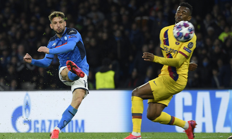 champions napoli barcellona mertens