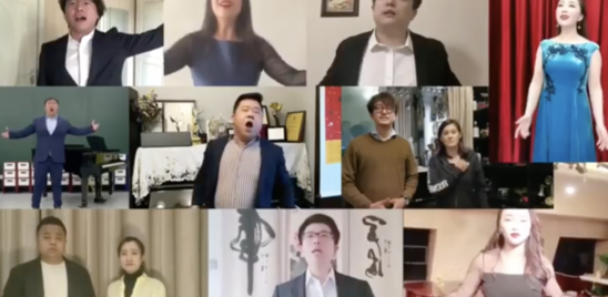 I cantanti cinesi del conservatorio di Milano cantano 'Nessun dorma' per dare coraggio alla citt&agrave;