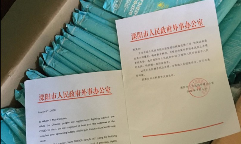 Coronavirus Como mascherine Cina