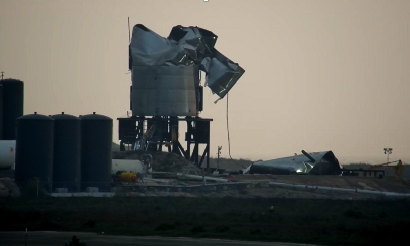 elon musk starship esplosione