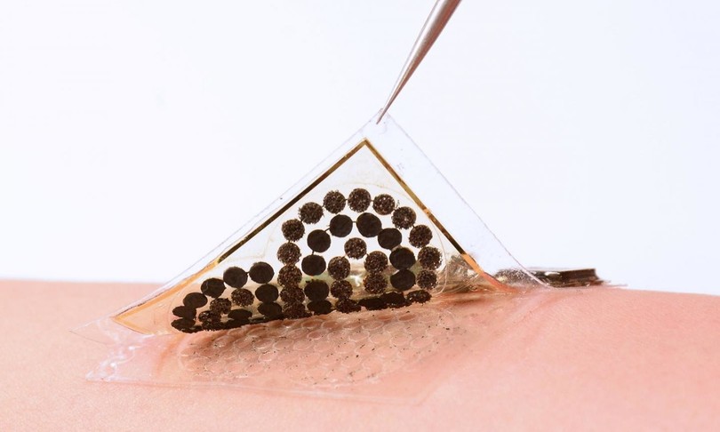 pelle elettronica sudore eskin