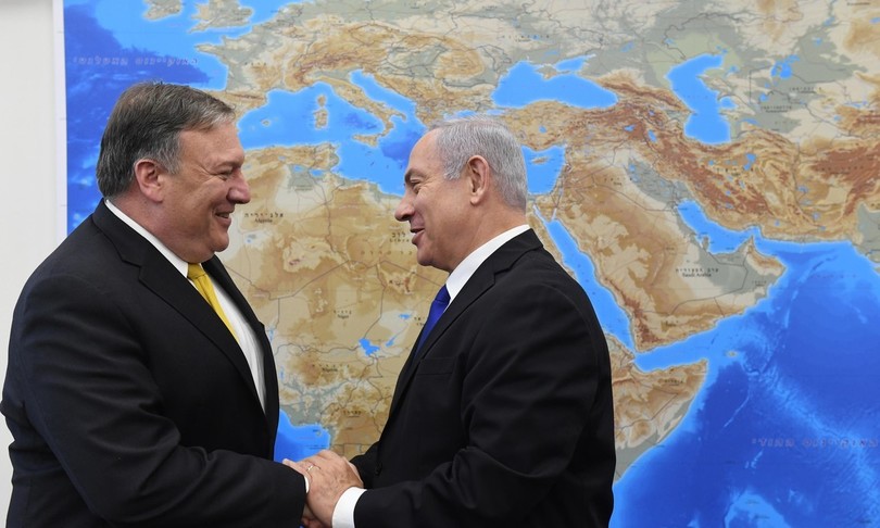 Israele Usa Cisgiordania Iran Netanyahu Pompeo