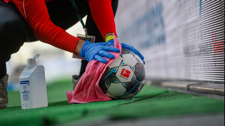 Il pallone sanificato