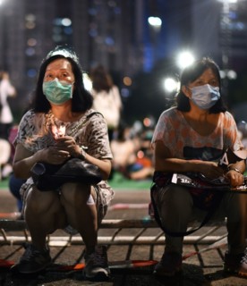 Le commemorazioni di piazza Tienanmen a Hong Kong