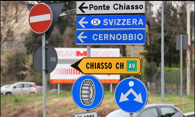 svizzera italia confini lockdown
