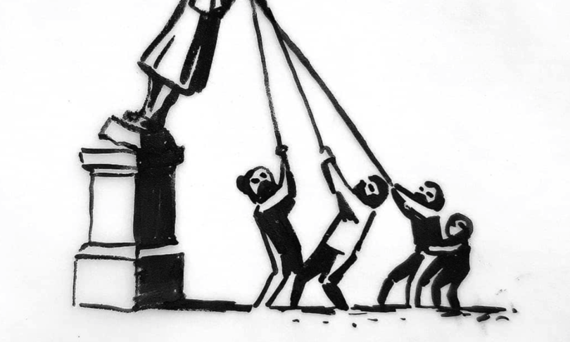 Banksy propone soluzione statua Colston Bristol