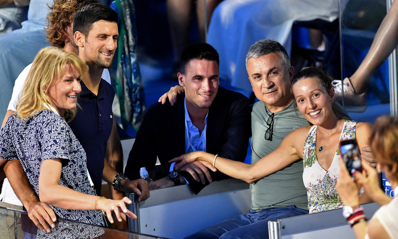 tennis padre djokovic dimitrov contagi